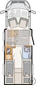 1-Wohnmobil Dethleffs Just Go T 6815 EB