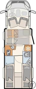 2-Reisemobil Dethleffs Just Camp T 7052 EB