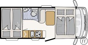 2-Reisemobil Dethleffs Globebus I 1