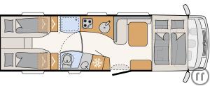 2-Wohnmobil Dethleffs Globetr. XL I 7850-2 EB