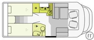 2-Wohnmobil  T 7300 SB