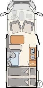 2-Wohnmobil Dethleffs GlobebusCamp T 4