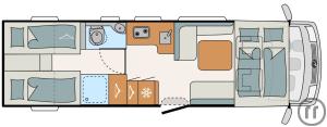 2-Wohnmobil Dethleffs XL Family I 7812-2