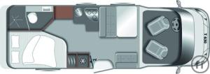 3-Reisemobil Dethleffs Globetrail 600 DS