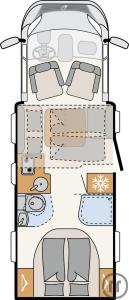 Wohnmobil Dethleffs Just 90 T 6752 DBL-