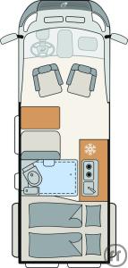 2-Wohnmobil Dethleffs Just Camp T 7052 DBM-