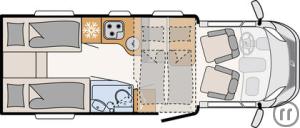 2-Wohnmobil Dethleffs Trend T 6817 EB