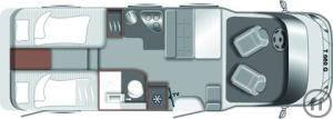2-Wohnmobil  Tourer T 663 G 2P