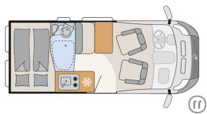 2-Wohnmobil Dethleffs Globetrail 540 DR - RT