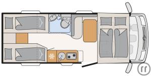 2-Wohnmobil Dethleffs Globebus I 4