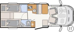 2-Wohnmobil Dethleffs Just Go T 7055 EB-