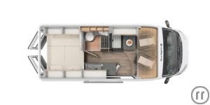 2-Wohnmobil  Cliff 600
