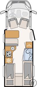 2-Wohnmobil Dethleffs Trend T 6817 EB-