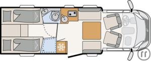 2-Reisemobil Dethleffs Just Camp T 7052 EBL-