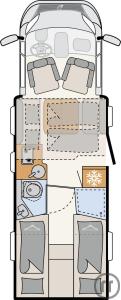 Reisemobil Dethleffs Just 90 T 7052 EBL