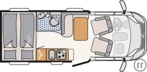 2-Wohnmobil Dethleffs Globebus T 1