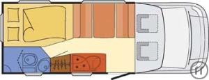 Wohnmobil Ecovip 600 - RT