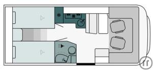 2-Reisemobil  I 6900 SB