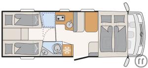 2-Wohnmobil Dethleffs Trend I 7057 EB XL