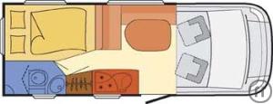 2-Wohnmobil Dethleffs Globebus I 1