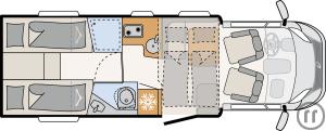 2-Wohnmobil Dethleffs Just Camp T 7052 EB