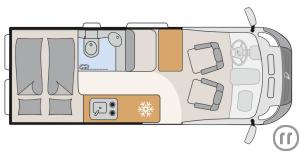 2-Reisemobil Dethleffs Globetrail 600 DK - RT