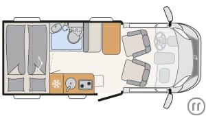 2-Wohnmobil Dethleffs Globebus Camp T 1