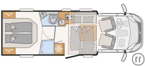 2-Wohnmobil Dethleffs Trend T 7057 DBL