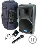 2-Funkmikrofon mit Bodypack und Headset - bundesweiter Versand möglich !