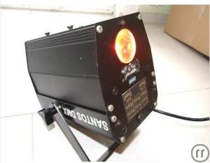 1-Farbwechsler / Pinspot - Santos DMX 30W RGB LED