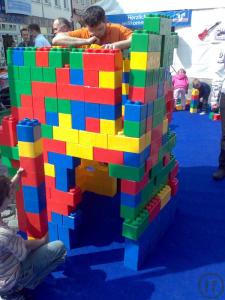 3-XXL-Legobausteine 2m³