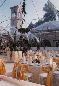 3-Zelt, Kuppelzelt, Pavillon, mit transparenten und weißen Planen erhältlich, 3 m Raster