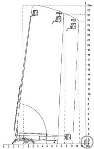 5-Anhängerbühne mit 28 m Arbeitshöhe