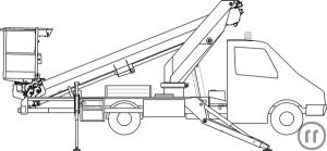 6-Lkw-Arbeitsbühne mit 22 m Arbeitshöhe