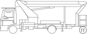 6-Lkw-Arbeitsbühne mit 30 m Arbeitshöhe
