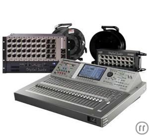 1-Digitalmixer V-Mix M480 RSS Roland mit 2 Stageboxen und Digital-Multicore