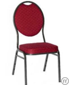 2-Stuhl mit Husse - Bankettstuhl mit Stuhlhusse - edles ercu (altweiß) - bodenlang