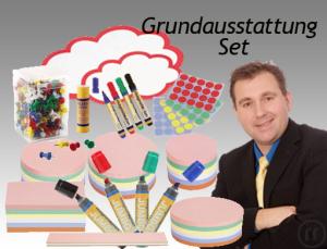 Moderationskarten im SET für Pinnwände (Grundausstattung SET) zum MIETKAUF ! Pauschalpreis !