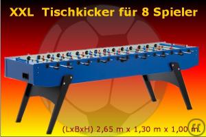 1-XXL Tischkicker für 8 Spieler