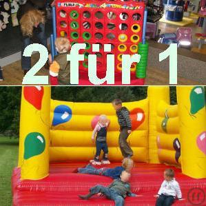 Hüpfburg & Kinderspiel im Paket - Kindergeburtstag - Kinderprogramm - Pfarrfest - Vereinsfest -