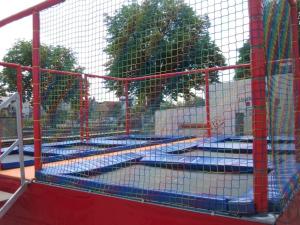 3-Trampolin, Trampolinanlage 6er Feld, 6er Feld Trampolin