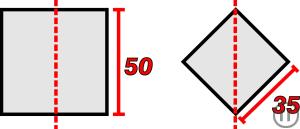 2-Fliesensäge - 50cm Schnittlänge