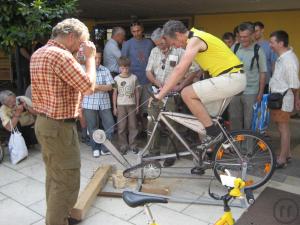 3-Fahrrad-Kettensäge, Kettensägenfahrrad, Kettensägenrad, Fun Bike