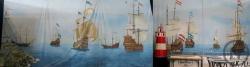 1-Historische Segelschiffe Kulisse, Segelschiffe, Kulisse, Historisch, Maritim, Seefahrt, Meer,