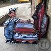 Crazy Cars, Auto, Kulisse, Cars, Dekoration, Messe, Event, Veranstaltungsdekoration, Eventdekoration