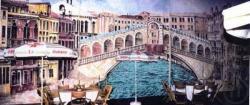 Rialtobrücke Kulisse, Rialtobrücke, Venedig, Bauwerk, Brücke, Kulisse, Dekoration, Messe, Event