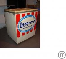 1-50er Jahre Eistruhe von Langnese, 50er Jahre, Eistruhe, Langnese, Langnese-Logo