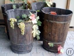 1-Rustikale Weinkiepen (original), Wein, Weinbau, Rebe, Traube, Traubenlesen, Weinverkostung, Weinberg