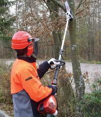 Benzin-Astsäge bis 8 cm Schnittlänge, Arbeitshöhe 4 m