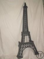 1-Halber Eiffelturm, Halb, Eiffelturm, Frankreich, Paris, Turm, Sehenswürdigkeit, Touristen,